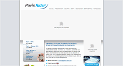 Desktop Screenshot of paris-rider.com