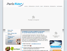 Tablet Screenshot of paris-rider.com